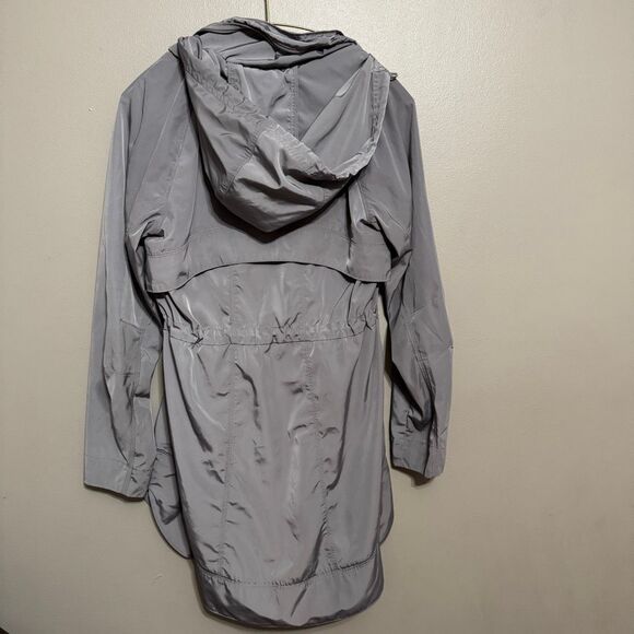 Athleta gray silver dippity anorak jacket size small - Picture 2 of 9